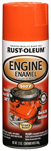 Rust-Oleum 248941, Chevy Orange, 12 oz, Automotive Engine Enamel Spray Paint, 12 Ounce (Pack of 1)