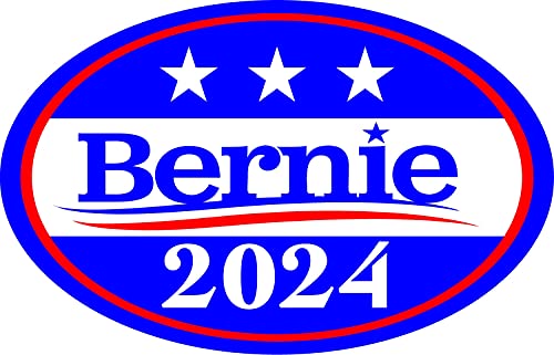 BERNIE car magnet Bernie Sanders President 2024 Magnetic Bumper Sticker 5.5'x3.5'