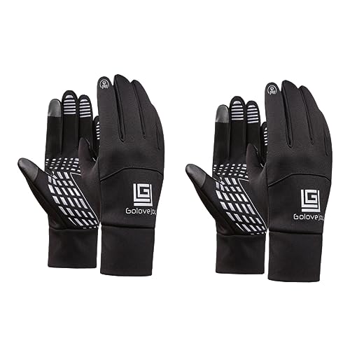 Zerodeko 3pcs Thermal Gloves Biking Gloves Warm Gloves Ski Gloves Cycling Gloves Bike Gloves Bicycle Gloves Warm Waterproof Glove Sports Gloves Non-Slip Men and Women