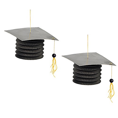 Fun Express Graduation Paper Party Lanterns - Set of 12