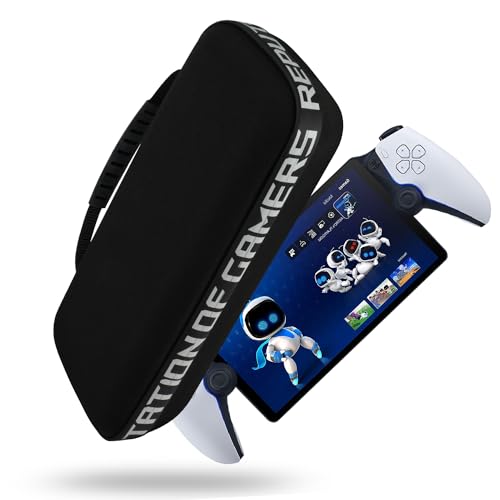 sarlar Hard Carrying Case Compatible with Playstation Portal Remote Player Gaming Handheld and Accessories, Large Capacity PS5 Portal Case Suitable for Travel and Home Storage