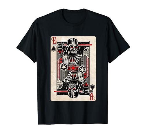 Star Wars Darth Vader King of Spades Playing Card Disney+ T-Shirt