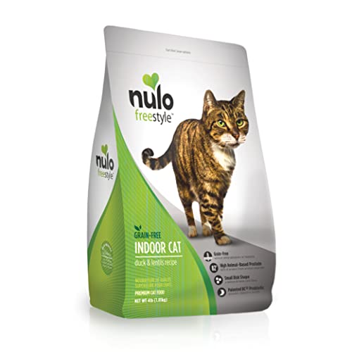 Nulo Freestyle Indoor Cat Food, Premium Grain-Free Dry Small Bite Kibble, All Natural Animal Protein Recipe with BC30 Probiotic for Digestive Health Support