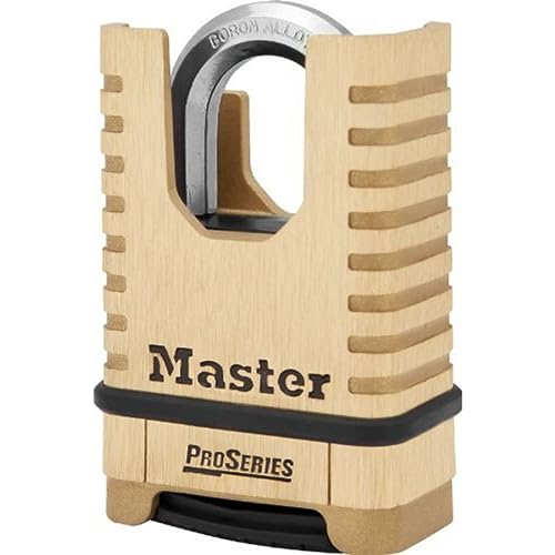 Master Lock, Brass, Padlock, ProSeries Set Your Own Combination Lock, 2-1/4 in. Wide, 1177D