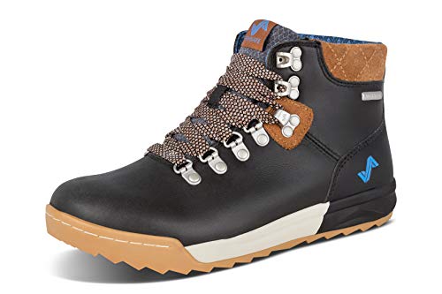 Forsake Patch - Women's Waterproof Premium Leather Hiking Boot (8.5 M US, Black/Tan, numeric_8_point_5)