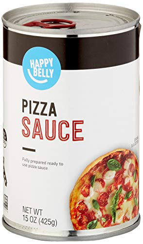 Amazon Brand - Happy Belly Pizza Sauce, 15 ounce (Pack of 1)