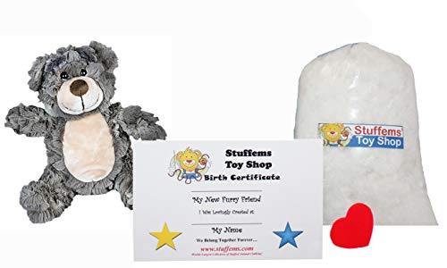 Make Your Own Stuffed Animal Mini 8 Inch Grahm The Cracker Bear Kit - No Sewing Required!