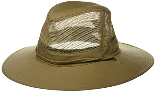 Dorfman Pacific Co. Men's DPC Outdoors Solarweave Treated Cotton Hat, Camel, XX-Large