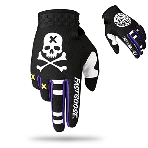 FASTGOOSE Dirt Bike Motorcycle Gloves Motocross Gloves Motorbike Riding Bike Gloves ATV MX MTB Off Road Racing Sports Cycling Glove (Black, Large)