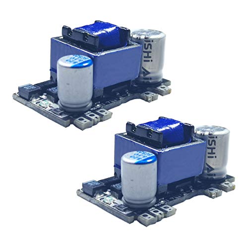 2PCs AC DC Converter Module Universal 110V 120V 220V 230V to DC 3.3V 4.2V 5V 6V 12V Isolated Switching Power Supply Board (DC 3.3V 5V Version)