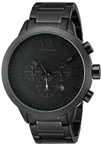 A|X ARMANI EXCHANGE Men's AX1277 Black Watch