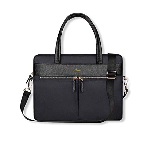 Oma Multi-functional Laptop Bag 15.6 inch Briefcase/Laptop Sleeve/Messenger Bag/Tote Bag/Handbag/Shoulder Bag (Royal Black)
