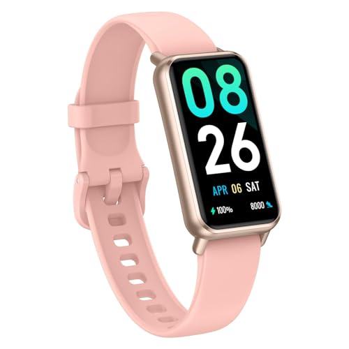 KALOC Fitness Tracker for Women Men, 1.58' Smart Watch AMOLED Screen, 14-Day Long Battery Life, 50M Waterproof Activity Tracker, Blood Oxygen, Heart Rate, Step Tracker Compatible with Android iOS