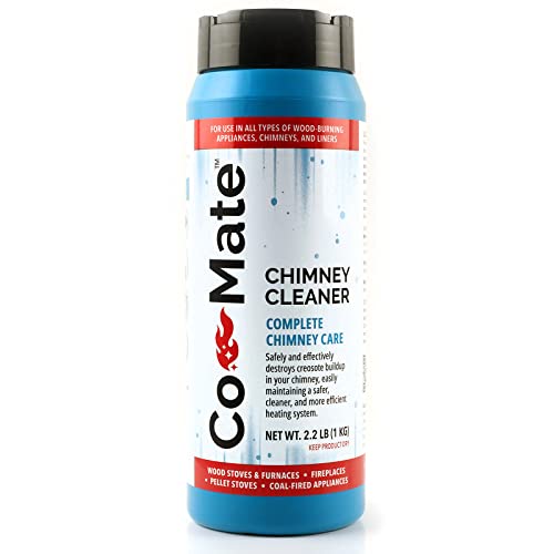CO-MATE Chimney Cleaner (2.2 lb.) - Complete Chimney Care, Removes Creosote, Reduces Emissions, Protects Against Corrosion
