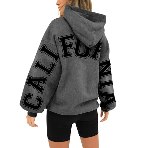  Today 2023 Oversized Hoodies For Womens Fashion Sweatshirt,Crewneck Sweatshirt Long Sleeve Loose Fall/Winter Plus Size Outfits Black My Orders Friday Lightning Deals Of Today