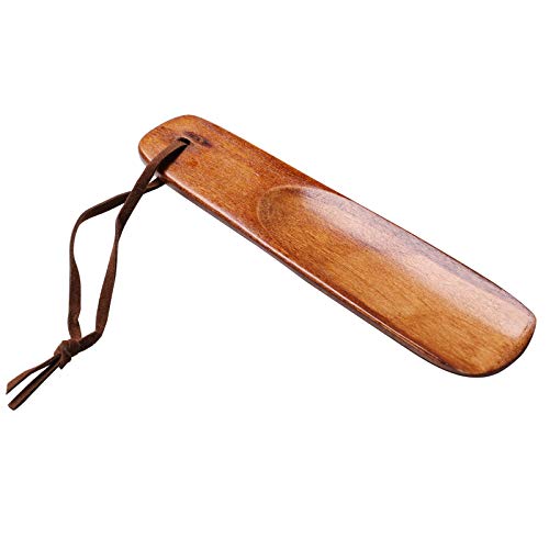 Short Handle Wooden Shoe Horn,Wear Shoe Helper,Small Travel Shoe Horns for Men,Women,Seniors,Kids - Portable 6.1 Inch Long Shoe Horns,Pocket Shoehorn,Boot Jacks,Easy to Take for Travel Use