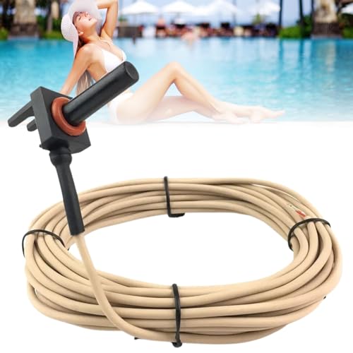 GLX-PC-12-KIT 10K Thermistor Temperature Sensor with 15-Feet Cable Water/Air/Solar Temperature Sensor Replacement Kit Compatible with Hayward Salt Chlorine Generators