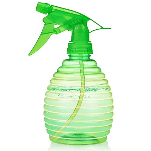 Spray Bottles - 1 Pack - Mist/Stream, Premium 16 Oz Empty Spray Bottles for Cleaning Solutions, Leak Proof, BPA Free, Spray Bottle for Plants, Pet, Bleach Spray, Vinegar, BBQ, Rubbing Alcohol - Green