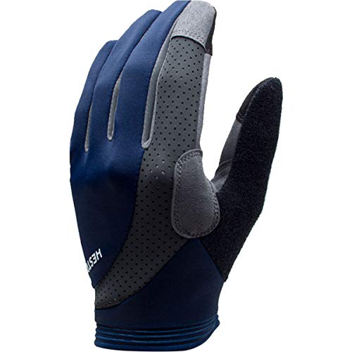 Hestra Apex Reflective Long Bike Glove - Men's Navy, 9