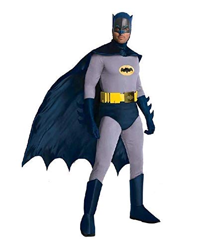 Rubie's mens Grand Heritage Classic Tv Batman Circa 1966 Adult Sized Costumes, Blue/Gray, Standard US