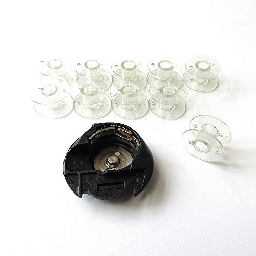 Bobbin Case+Bobbins for Singer 7463 Confidence 8763 Curvy Experience 160 Ses1000