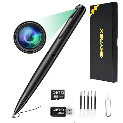 GHYREX Hidden Camera, Spy Camera with FHD 1080P, Nanny Video Surveillance Camera for Indoor Security【2024 Upgraded Version】