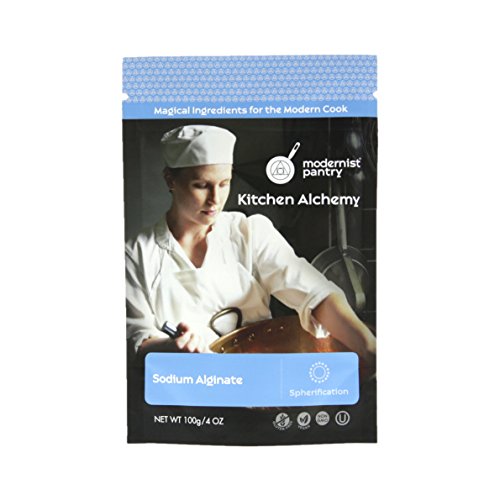 Pure Sodium Alginate (Molecular Gastronomy) ⊘ Non-GMO Vegan OU Kosher Certified- 100g/4oz