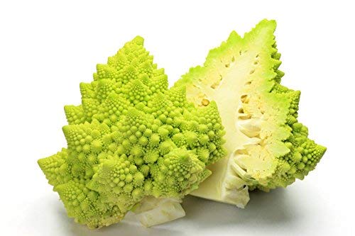 100 Romanesco Italia Heirloom Broccoli Seeds - Broccoflower, Roman Cauliflower, Fractal Broccoli, Broccolo Romanesco, Romanesque Cauliflower - by RDR Seeds