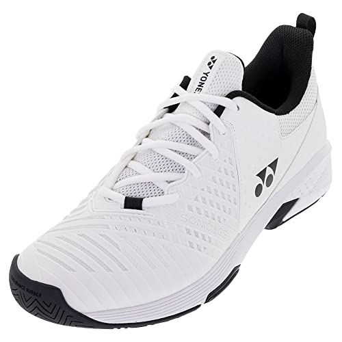 YONEX Unisex Sonicage Plus 4E Width Tennis Shoes White
