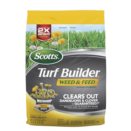 Scotts 25006A 5M Turf Builder Weed Feed, 5,000 sq. ft