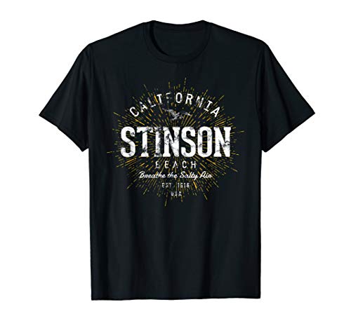 Retro Vintage Stinson Beach T-Shirt