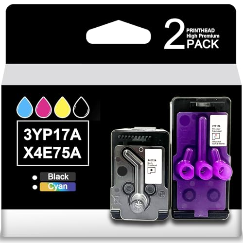 cocopas High Pages 3YP17A X4E75A Printhead Remanufactured for HP 660 670 700 6000 6001 7000 7001 7300 7301 7600 7602Series Printers Replacement with 3YP17A X4E75A Printhead