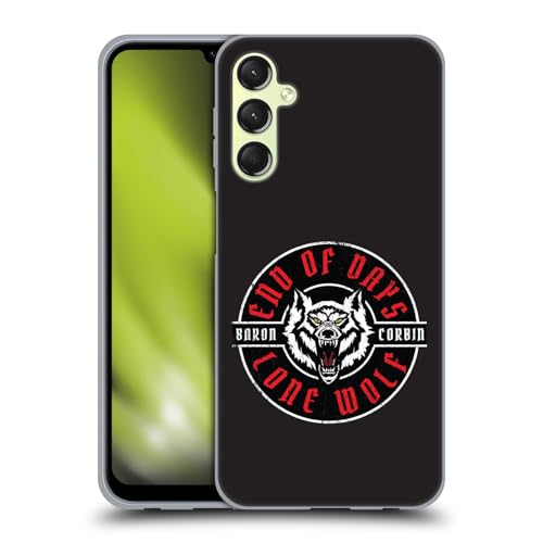 Head Case Designs Officially Licensed WWE Lone Wolf 1 Baron Corbin Soft Gel Case Compatible with Samsung Galaxy A24 4G