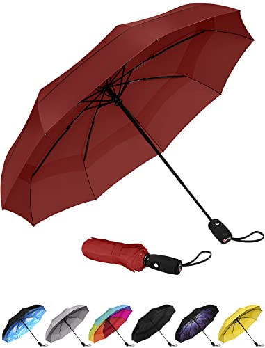 Repel Umbrella The Original Portable Travel Umbrella - Umbrellas for Rain Windproof, Strong Compact Umbrella for Wind and Rain, Perfect Car Umbrella, Golf Umbrella, Backpack, and On-the-Go