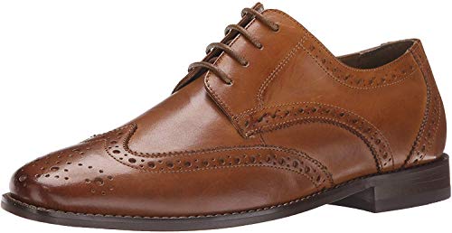 Florsheim Montinaro Wingtip Oxford Saddle Tan Smooth 10.5 M (D)