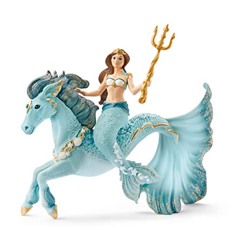 Schleich bayala, Mermaid and Unicorn Toys for Girls and Boys, Mermaid Eyela Figure with Underwater Unicorn Toy, Ages 5+