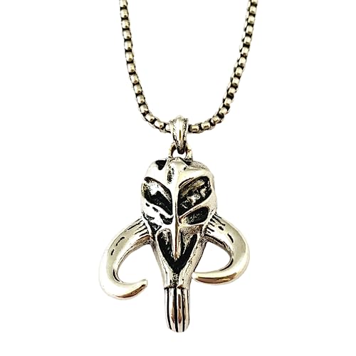 FJCPHAHA Wonderful Boutique Sta War Mandaloria Pendant Necklace Gifts for Girl Woman Men