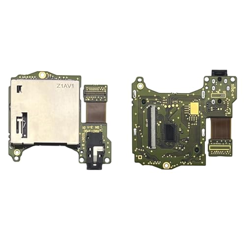 Onyehn Game Cartridge Card Slot Reader Tray with Headphone Jack Port Replacement fit for Nintendo Switch Repair Part(Third Party)