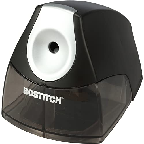 Compact Desktop Electric Pencil Sharpener, Black, Sold as 1 Each