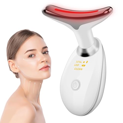 Face and Neck Beauty Device, Portable Face Massager,7 in 1 Home use Multifunctional Skin Care Tools