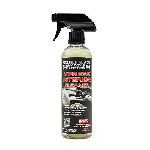 P & S PROFESSIONAL DETAIL PRODUCTS Xpress Interior Cleaner - All-In-One Solution for Safely Removing Traffic Marks, Dirt, Grease, and Oil; Works on Leather, Vinyl, and Plastic; Fresh Scent - 1 Pint