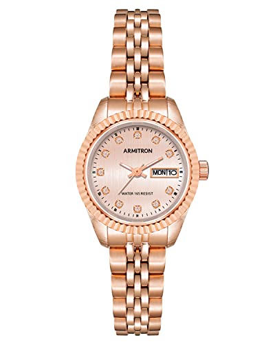 Armitron Women's Genuine Crystal Accented Bracelet Watch, 75/2475