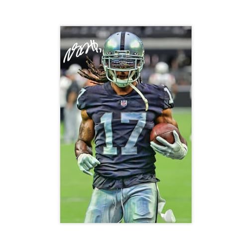 doublkl Davante Adams Poster Canvas Poster Wall Art Decor Print Picture Paintings for Living Room Bedroom Decoration Unframe: Unframe:12x18inch(30x45cm)