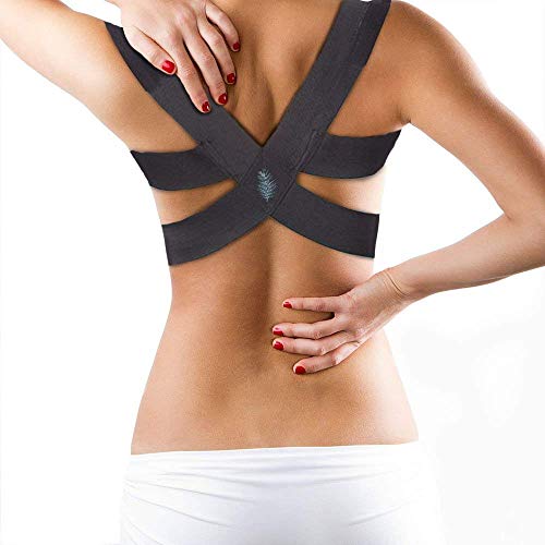 Posture Corrector - Fully Adjustable Breathable Clavicle Chest Back Support Brace for Improves Posture & Provide Lumbar Support Back Pain Relief - Perfect for Men & Women - X Small