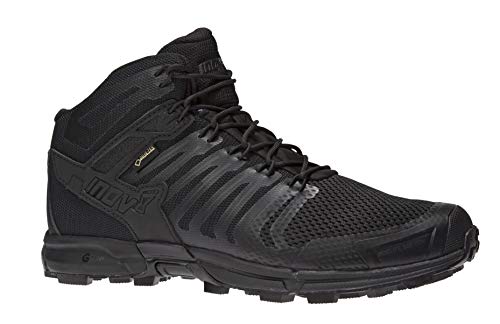 Inov-8 Mens Roclite G 345 GTX - Lightweight Gore Tex Waterproof Hiking Boots - Graphene Grip - Black - 9.5