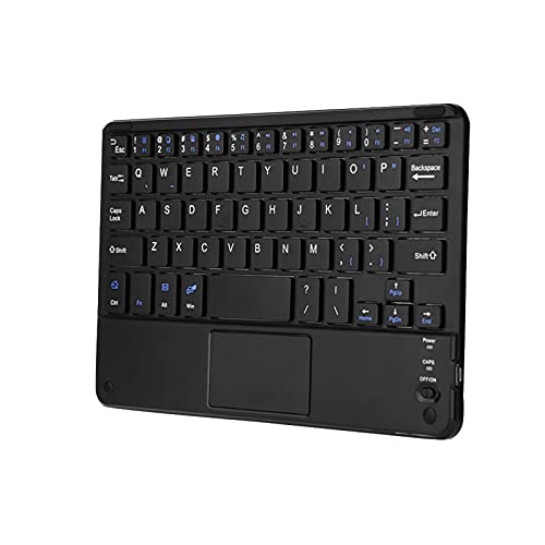 Bewinner Small Bluetooth Keyboard,Ultra-Slim Mini Wireless Bluetooth Keyboard with Touchpad for Windows PC Android Tablet,Easy Storage and Use When Traveling