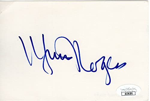 Mimi Rogers Signed Autographed Index Card The Rapture Austin Powers JSA AJ36281