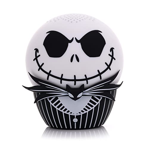 Bitty Boomers Disney: Tim Burton's The Nightmare Before Christmas - Jack Skellington Motivational Face - Mini Bluetooth Speaker, Multicolored