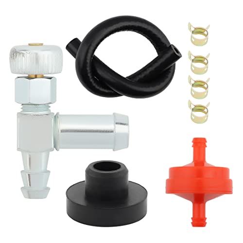 Allong Tank Fuel Hose Filter Gas Shut-Off Valve Grommet Bushing Fits 3000 5000 6250 Watts Craftsman Coleman Powermate Maxa GX240 Generator Snapper Snowblower Snow Thrower