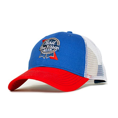 Pabst Blue Ribbon Embroidered Logo Hat Multicolored